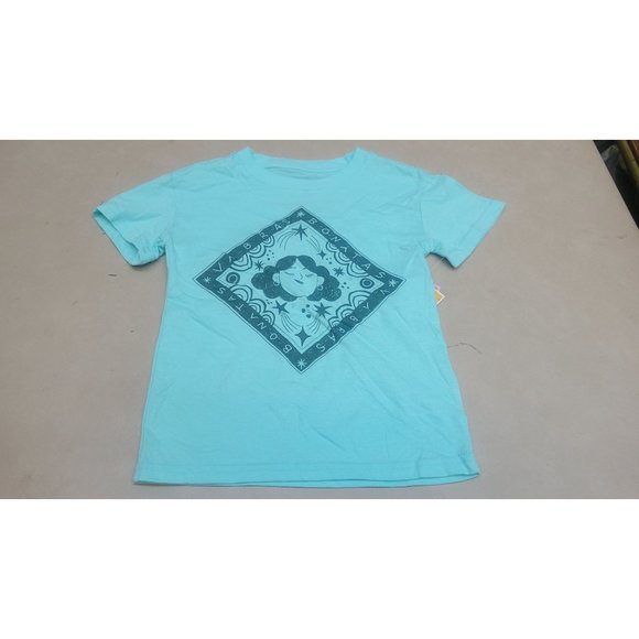 Girl's Bonitas Vibras / Good Vibes Graphic Tee - Latino Heritage Blue XS - Picture 3 of 7